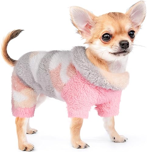 Pijama para cachorros para perros pequeños, suéter de forro polar para perro, ropa de invierno linda para perros pequeños, ropa para cachorros,