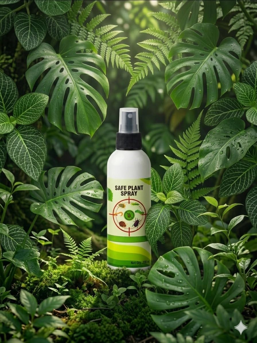 Safe Plant Spray for Indoor and Outdoor Plants, Pest Control Solution, 200ml, Pack of 1-image-43