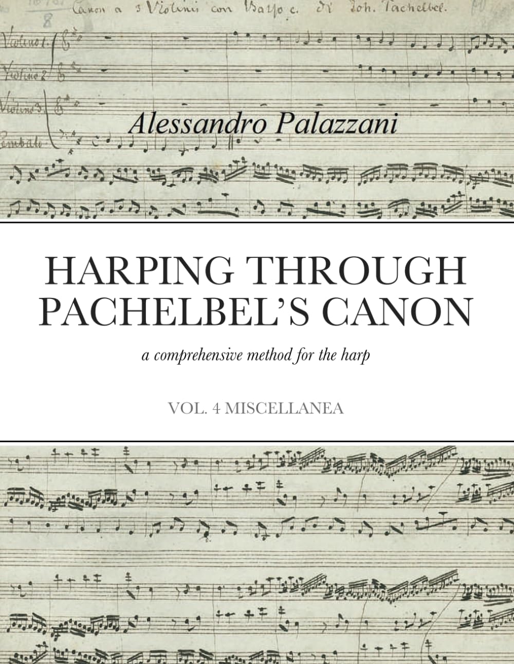 Pachelbel's Canon for Harp Vol 4 méthode de harpe de la collection Miscellanea