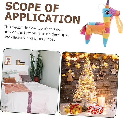 Miniatura 9 de Piñata mini sensorial, piñatas mexicanas, burro cinco de mayo, fiestas, recuerdos de fiesta, centros de mesa para huevos de Pascua precargados con