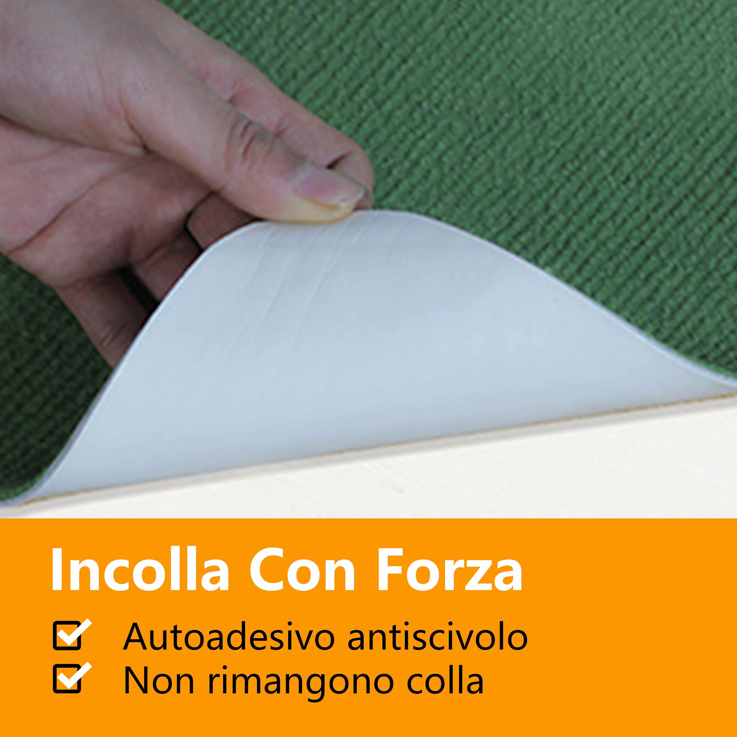 Tappetino Autoadesivo per Scale - 7 pezzi Long Tappetini Luminosi Antiscivolo Per Scale Tappetino per Scale Protezione Interne In Gradini Legno per Bambini Anziani e Animali