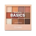 MARS 12 Shades Back to Basics Eyeshadow Palette with Free Applicator | Matte | Shimmer | Beginner Friendly & Long Lastin