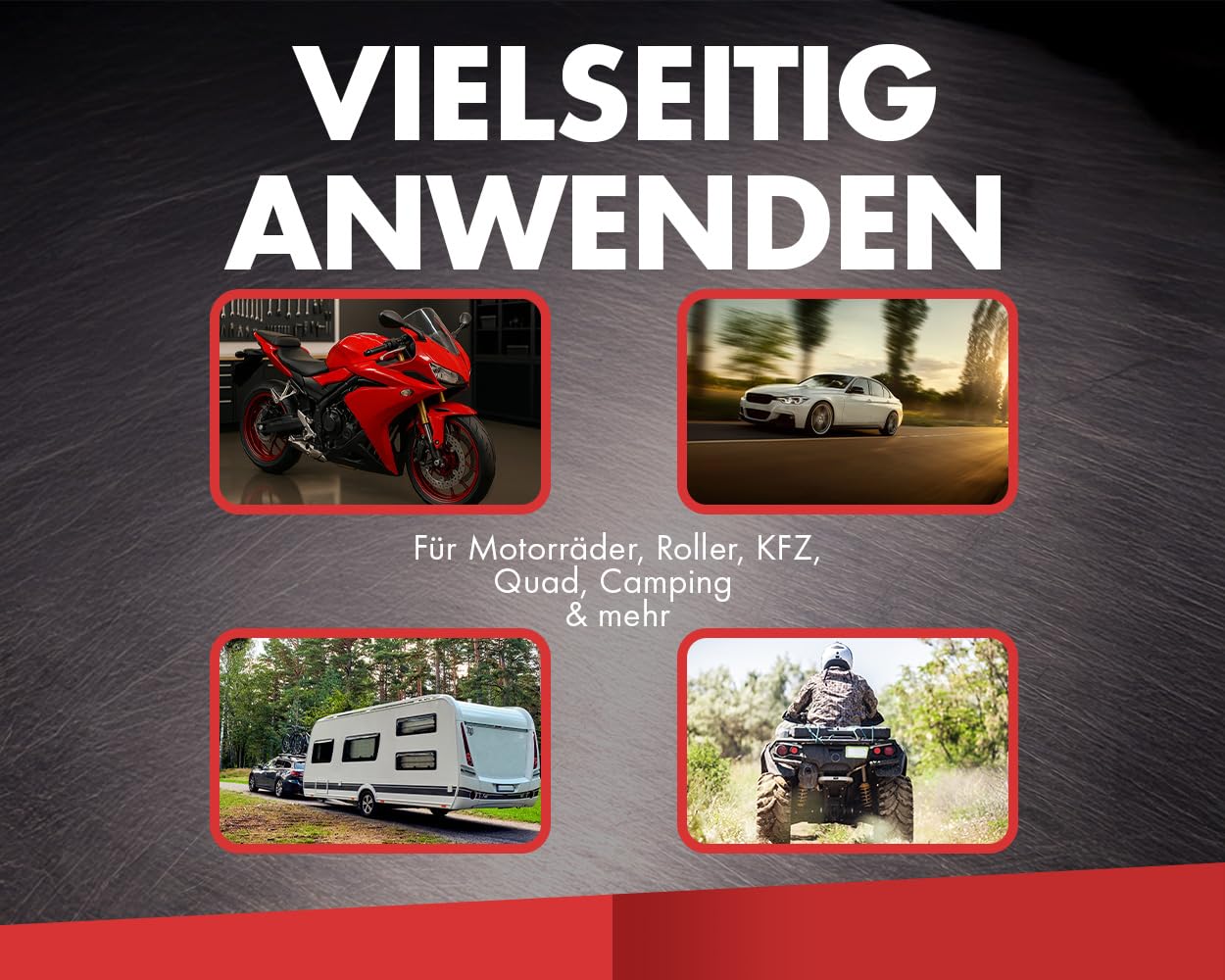 2EXTREME Mini Auto Verbandskasten DIN13164-3in1 mit Warndreieck und Warnweste für KFZ Motorrad Roller Quad Made in Germany