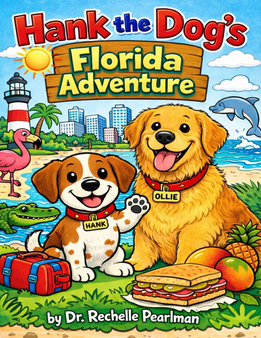Hank the Dog's Florida Adventure: A coloring Book for Kids
