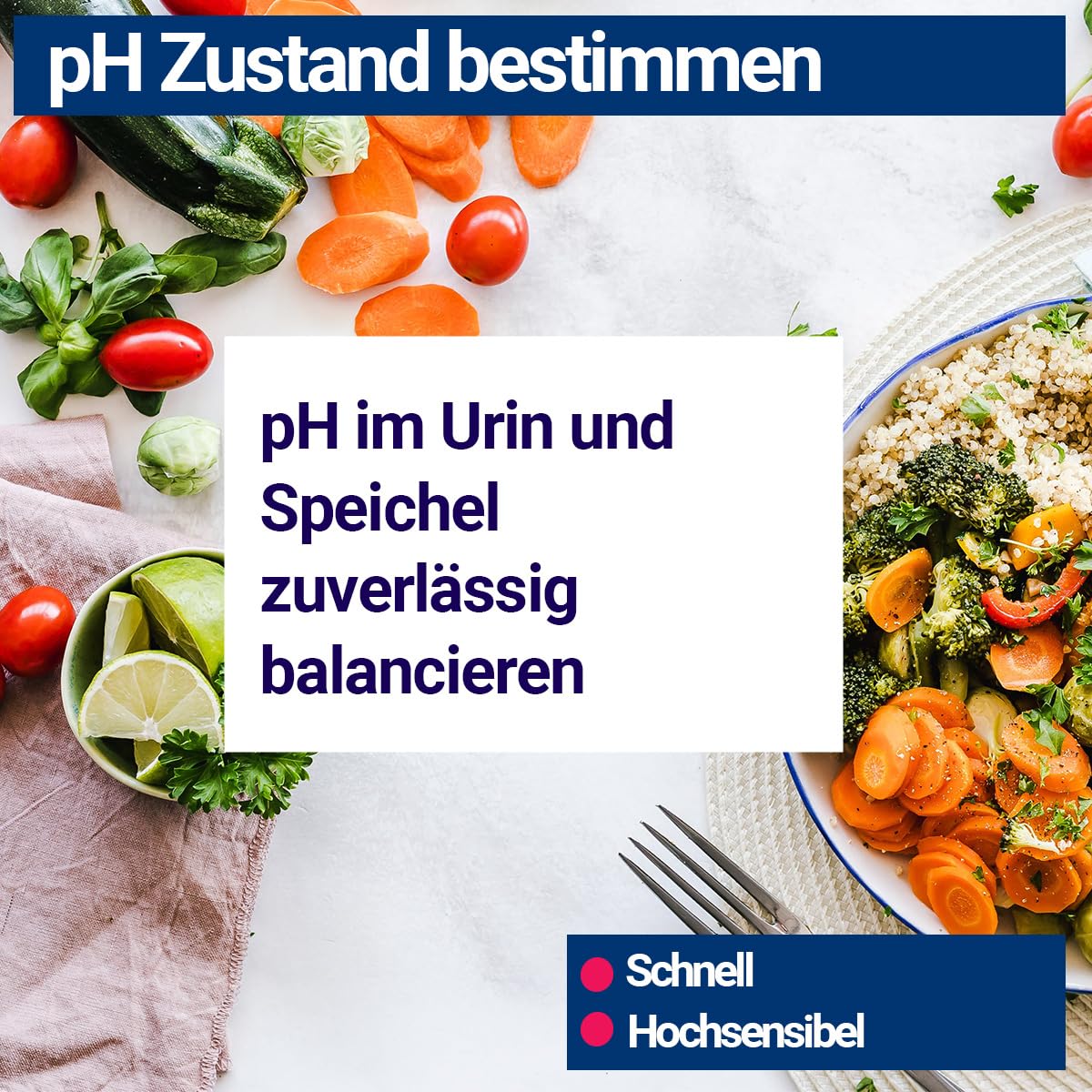 Alka® Zuur-Base Test - 15 pH-teststrips - Alka