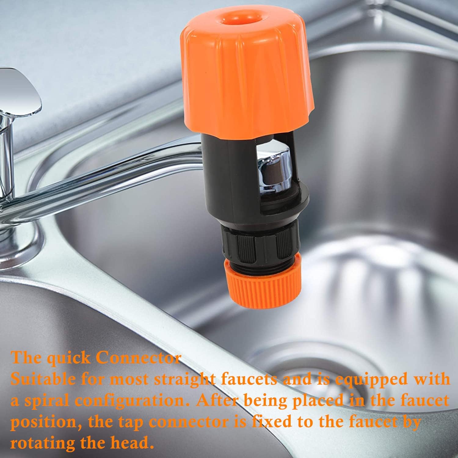 Kitchen Garden Watering Tap Hose Pipe Snap Connector,Mixer Tap Hose