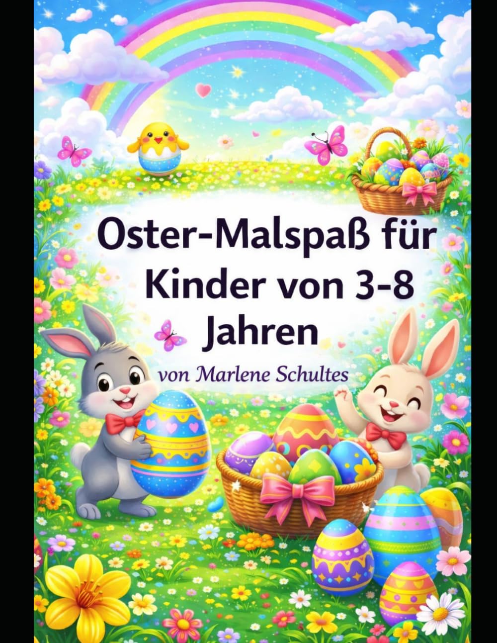 Oster-Malspaß für Kinder von 3-8 Jahren: Kinder Malbuch zu Ostern