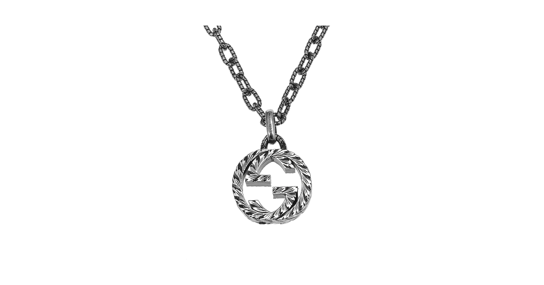 GUCCI インターロッキング　ペンダント　ネックレス Amazon | [グッチ] GUCCI インターロッキングG ペンダント