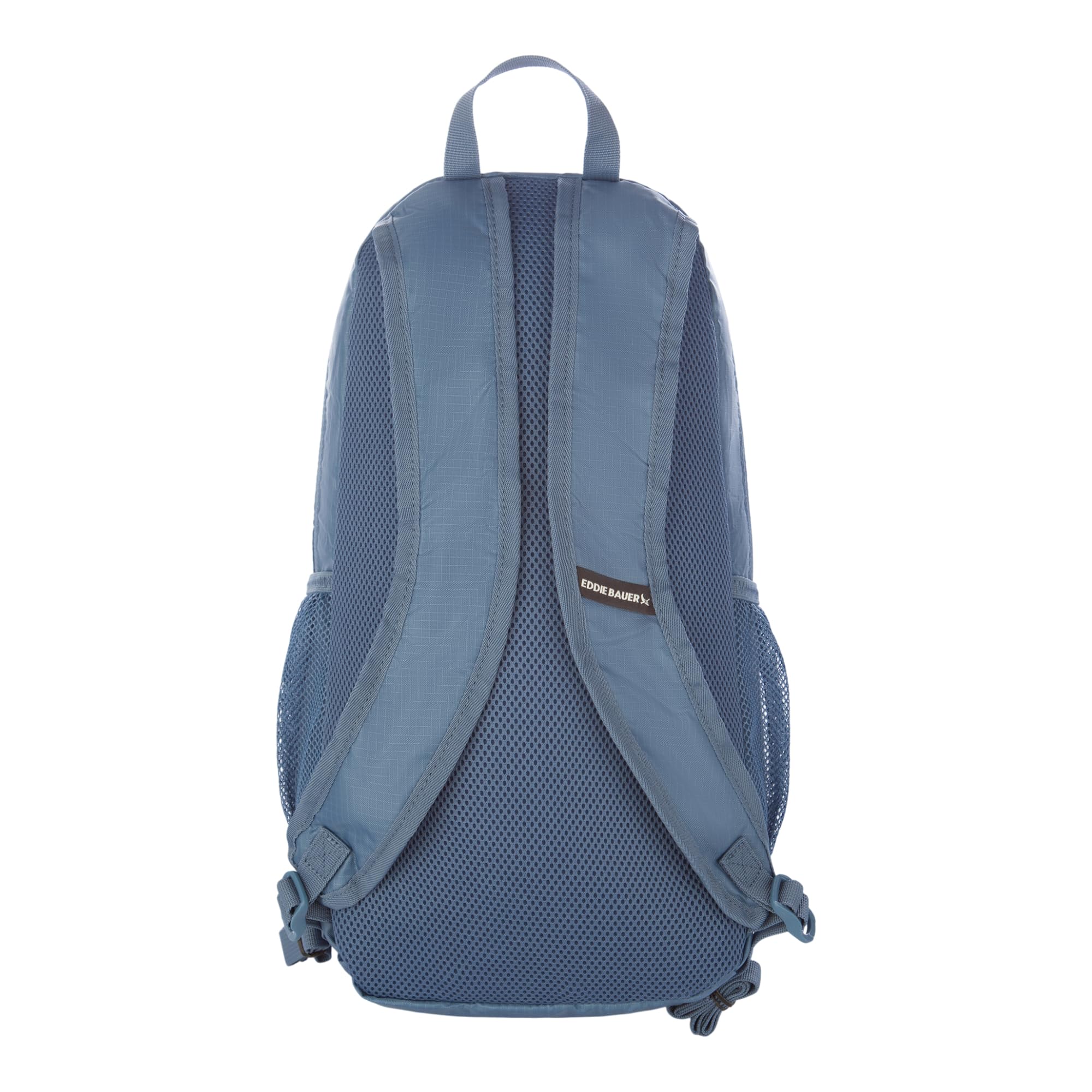 Eddie Bauer Zaino ripiegabile Stowaway | Viaggio | Outdoor | Leggero | Pieghevole | Durevole | Poliestere Ripstop, Piastrella Blu, 20L, Stowaway - Zaino ripiegabile, realizzato in poliestere Ripstop