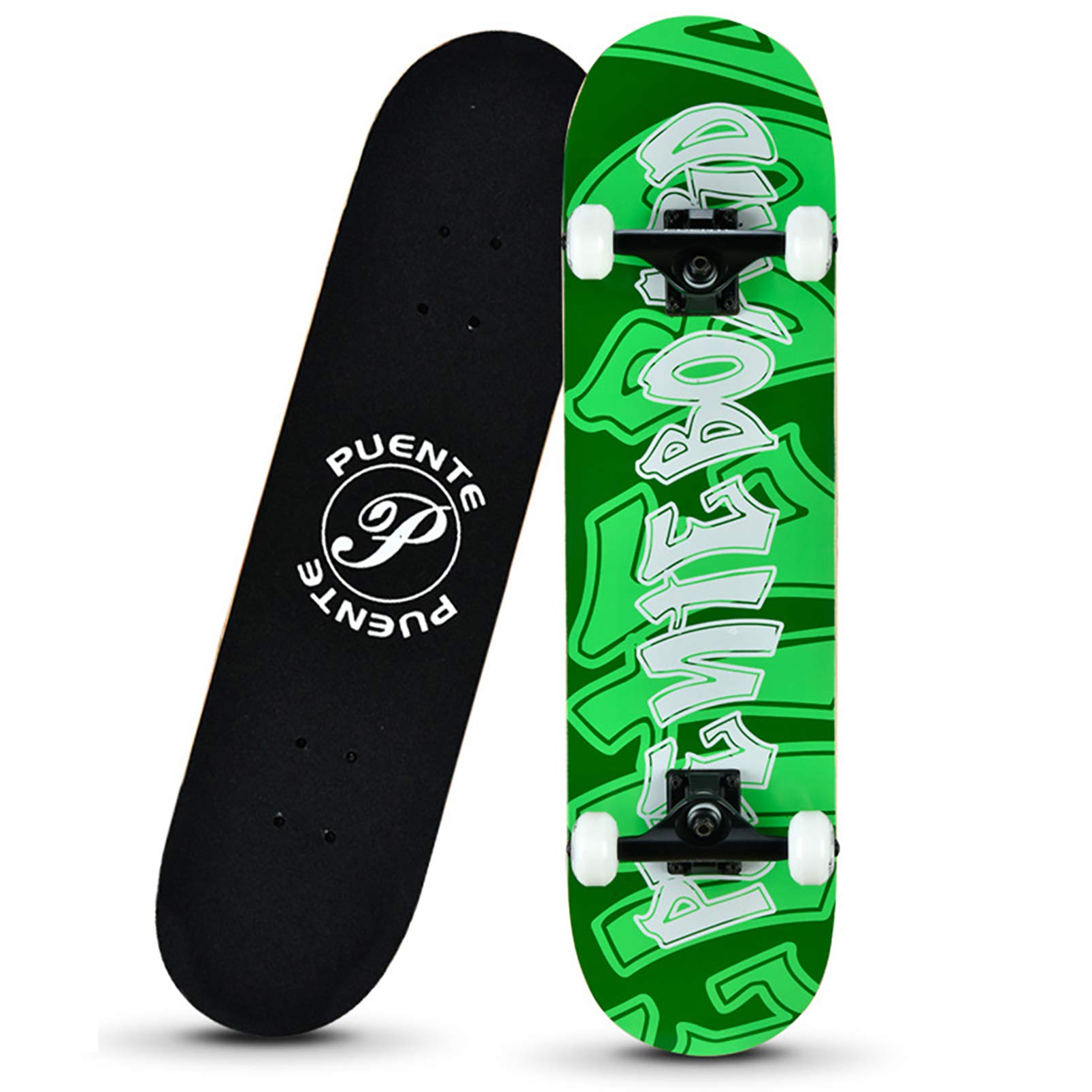 Skateboard Kids Complete 31 Pulgadas 4 Ruedas 8 Capas Maple Balance Sense Development Recessed Pro Skateboard Principiantes Adultos Jóvenes