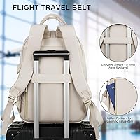 Vista 5 de Mochilas para laptop para niñas de 15.6 pulgadas, mochila escolar de gran capacidad, mochila universitaria con puerto de carga USB, mochilas de moda