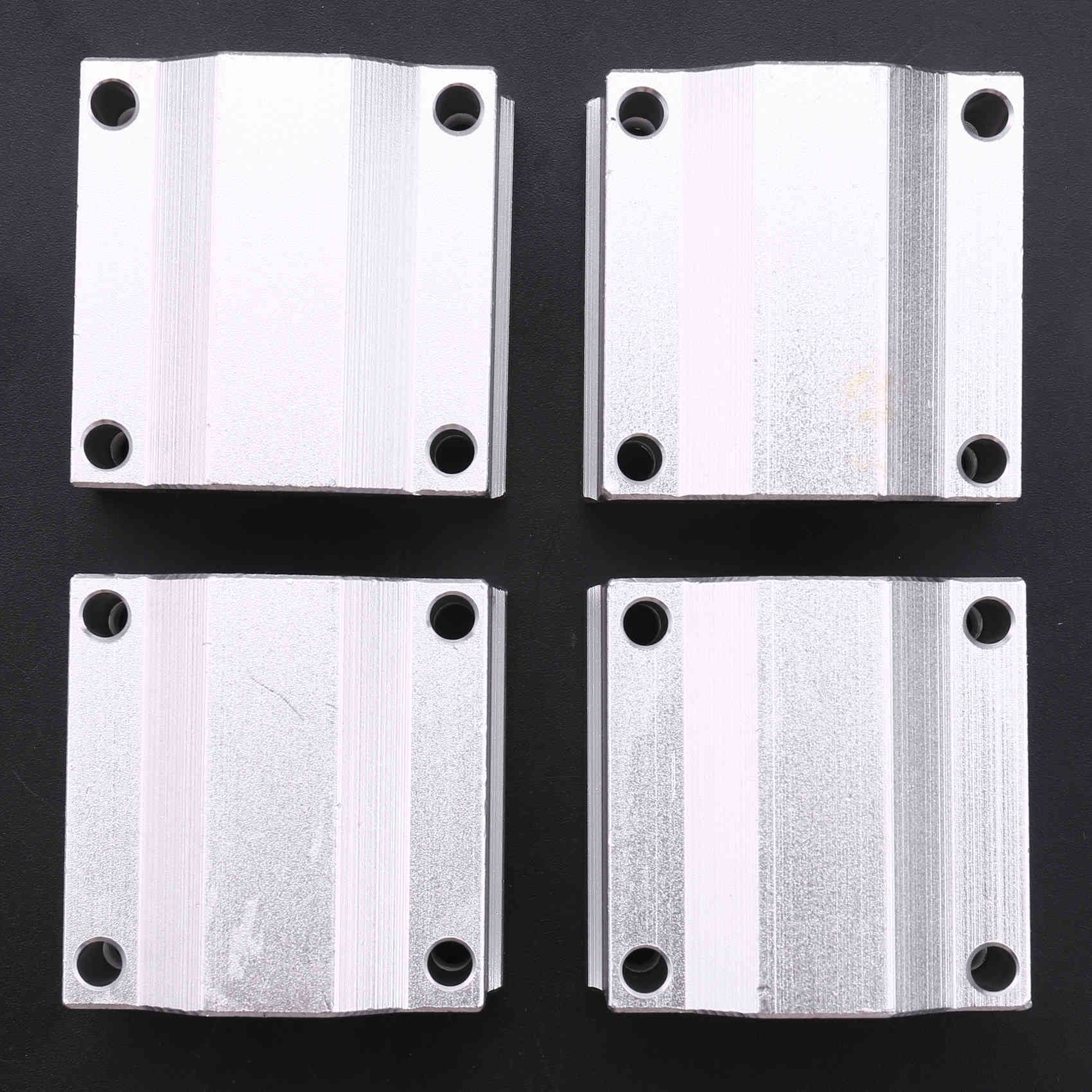 4 pezzi SC20UU 20 mm in alluminio movimento lineare cuscinetto a sfere boccola per