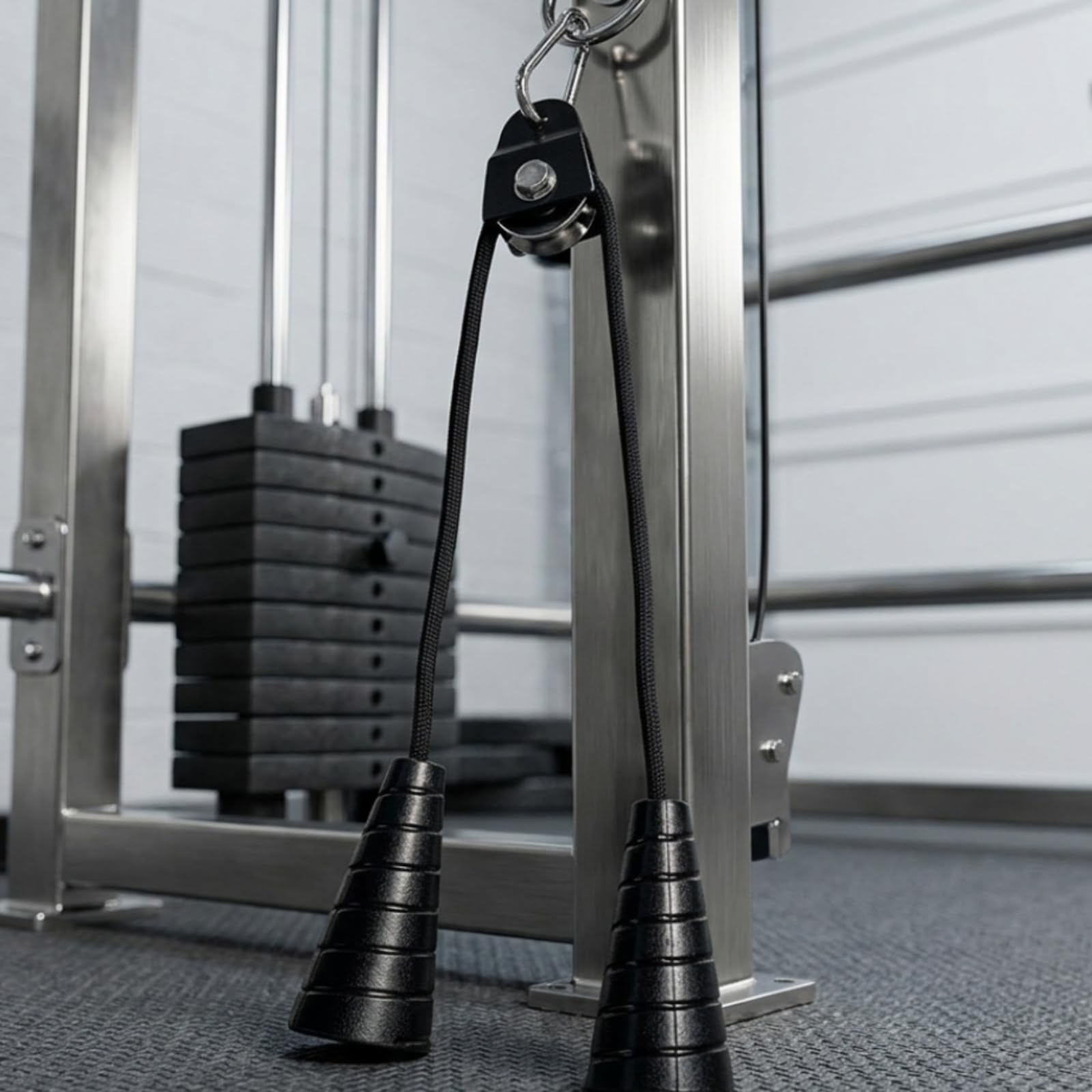Cuerda de Entrenamiento con Puntas de Goma Antideslizantes y Enganche de Acero para Jalones y Aperturas con Diseño Flexible para Movimientos