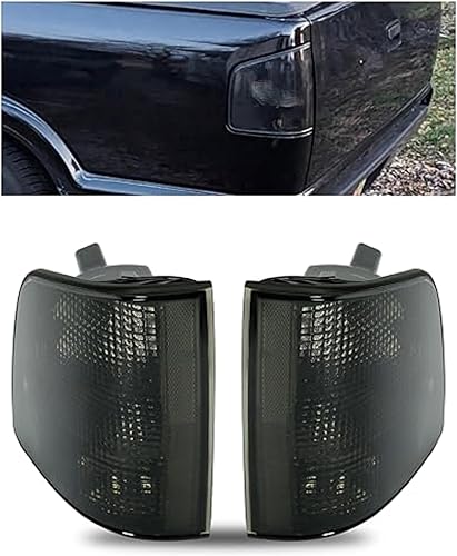 HECASA Luces traseras sin bombillas compatibles con Chevrolet S10 1994-2004 Isuzu Hombre 1994-2004 Reemplazo para GMC Sonoma 5978196 5978195