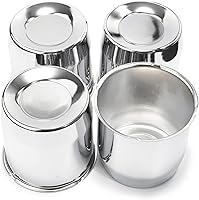 Vista 14 de 4 tapas centrales de rueda de remolque de 2.64 pulgadas para llantas de ruedas de 2.64 pulgadas con orificio central para camión, remolque, RV, SUV