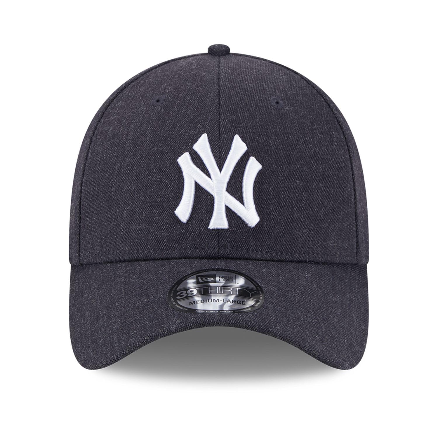 New Era Czapka z daszkiem Mężczyźni Heather Wool 39thirty Neyyan Nvy New York Yankees