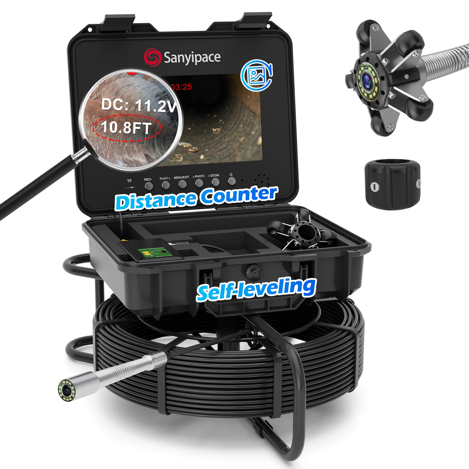 Sewer Camera Inspection - Locate Pipes FREE SHIPPING -11