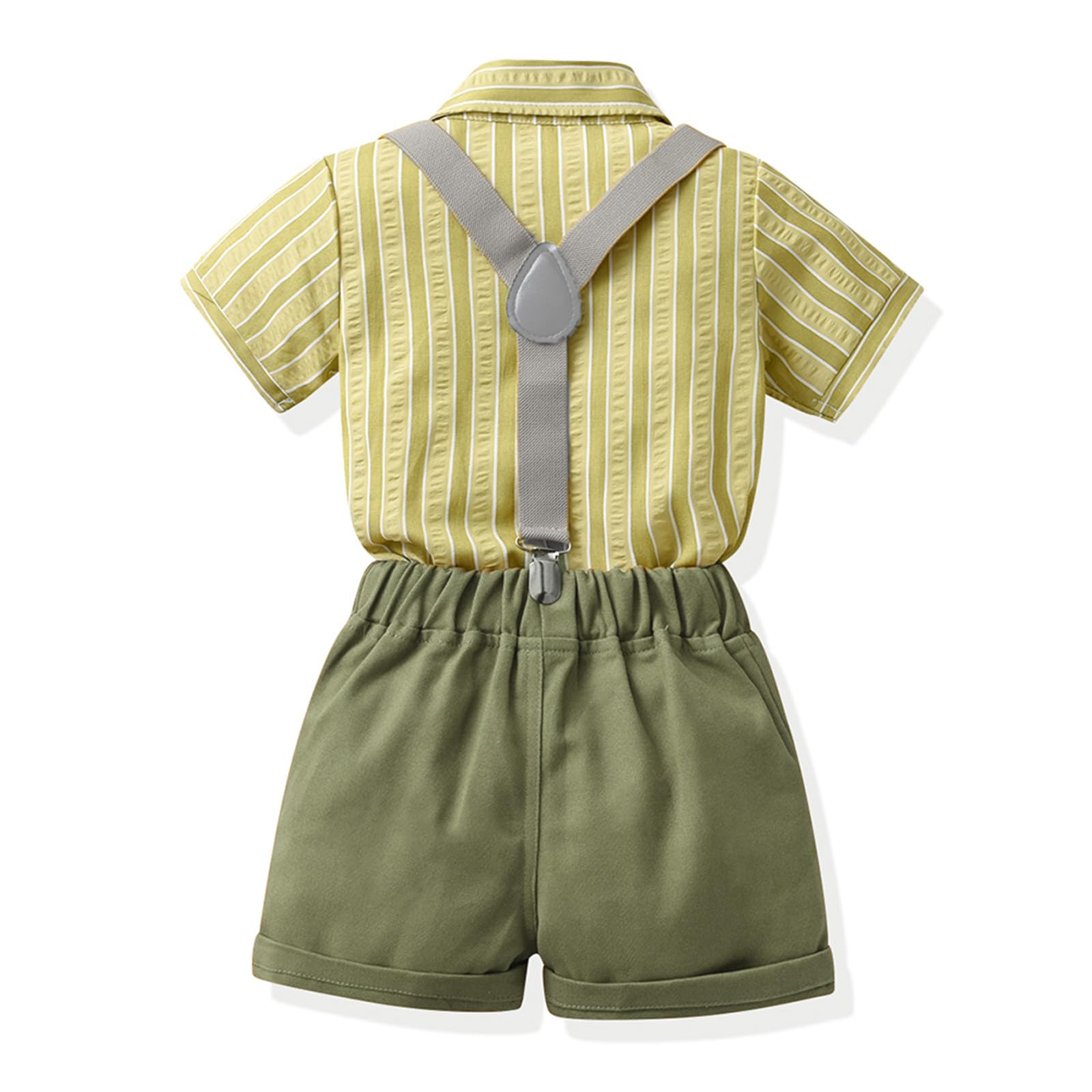 Completo Estivo Bambino Elegante,Tutine Neonato - Completo Elegante Camicie Pantaloncini, Adatto Per Compleanni E Altre Occasioni, 1-8 Anni