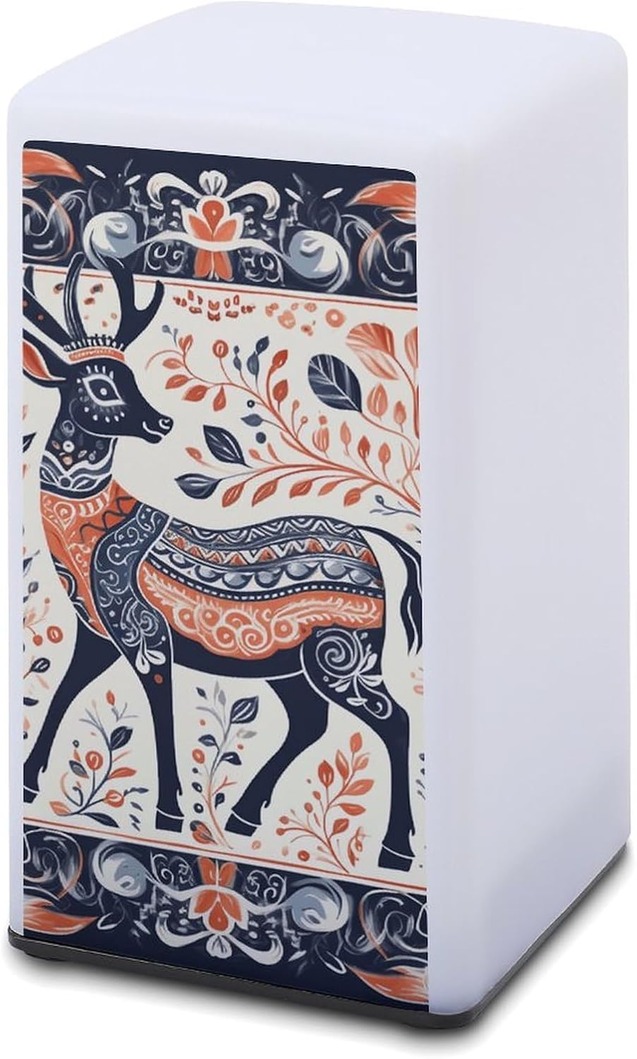 Desk Lamp for Office Home Dimmable Small Desk Lamp White Deer Symbol Battery Operated Lamp for Reading Study Work