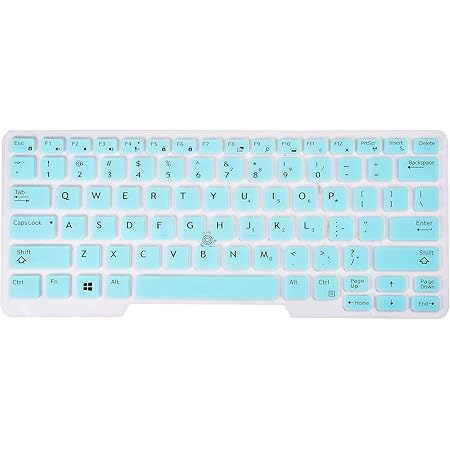 Amazon Com Keyboard Cover Compatible With 14 Dell Latitude 5480 5490 7480 7490 E7450 E7470 E7480 E5470 With Pointing Ultra Thin Soft Silicone Dell Latitude 7490 Keyboard Protector Skin Gradual Blue Computers Accessories