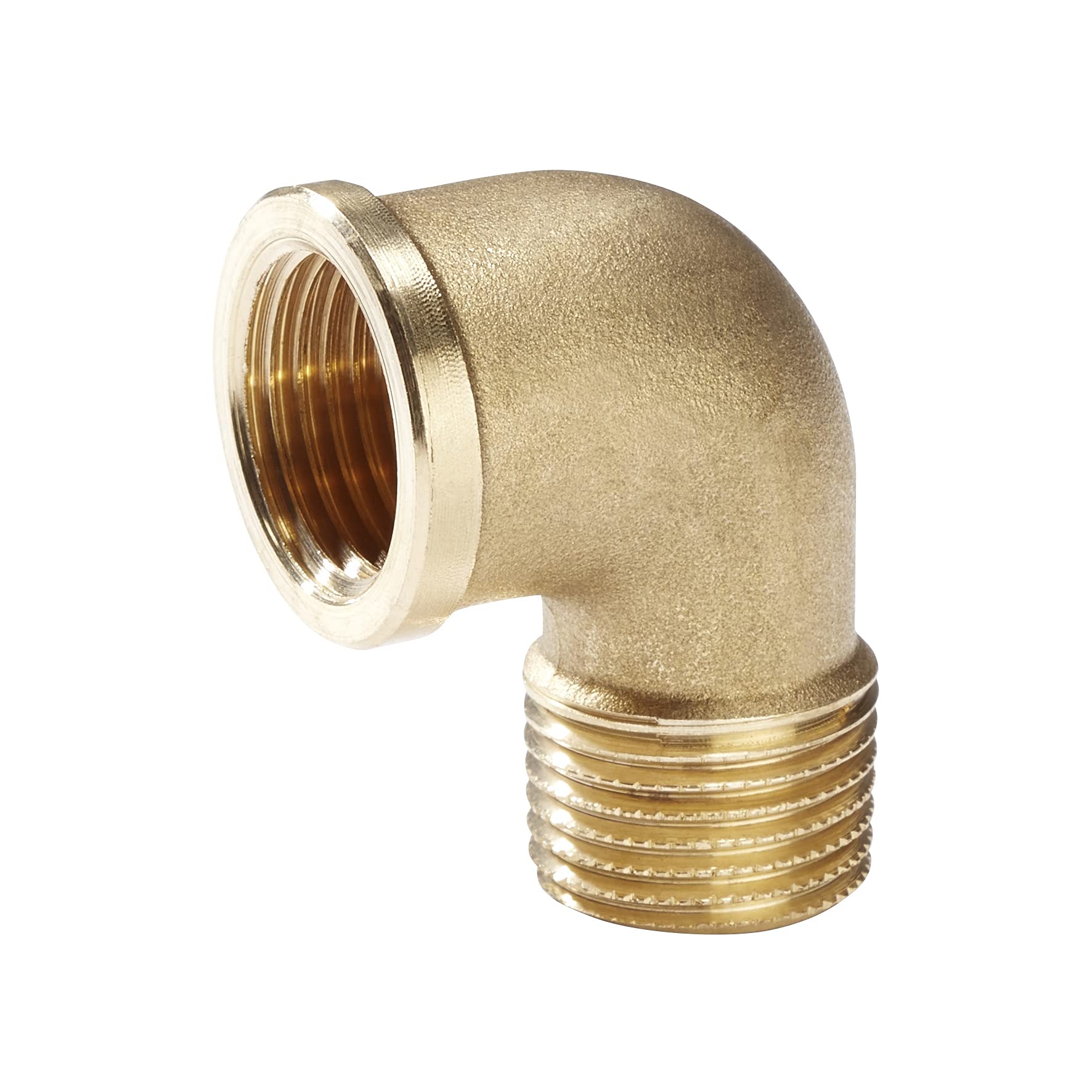 Schroefdraadfittingen Messing Pijp, 90 Graden Elleboogconnector