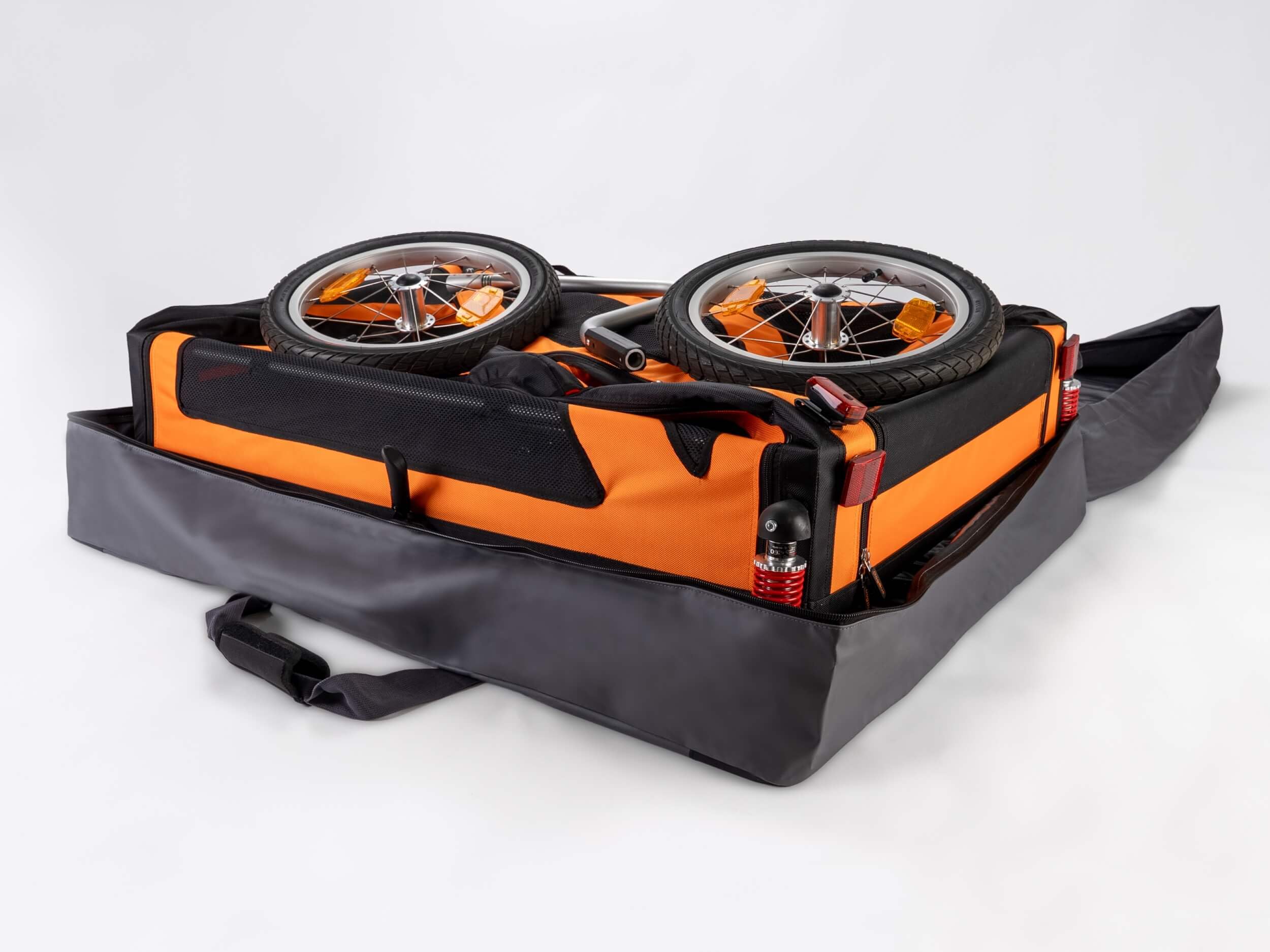 TrendPet Trailer Bag, Aufbewahrungstasche für Fahrradanhänger (Anthrazit, XL)