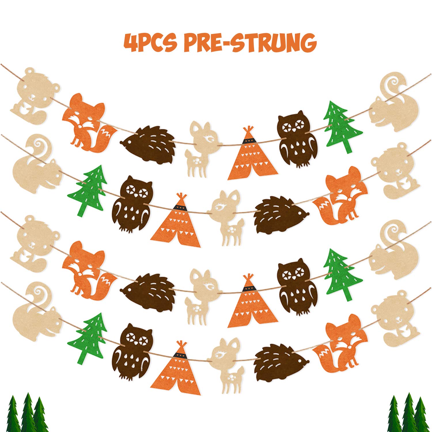 animal garland for nursery