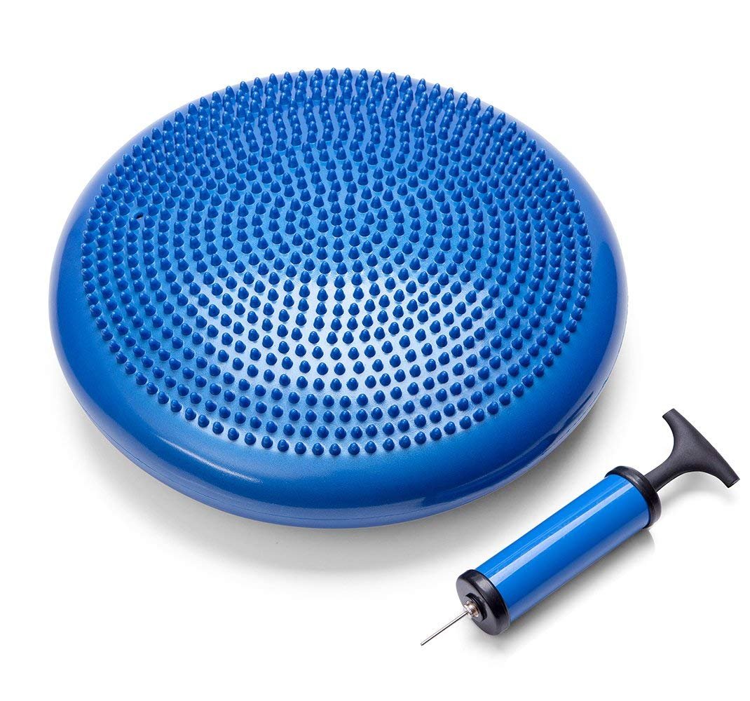 Disco de Equilíbrio Inflável 33cm Com Bomba de Ar Yangfit