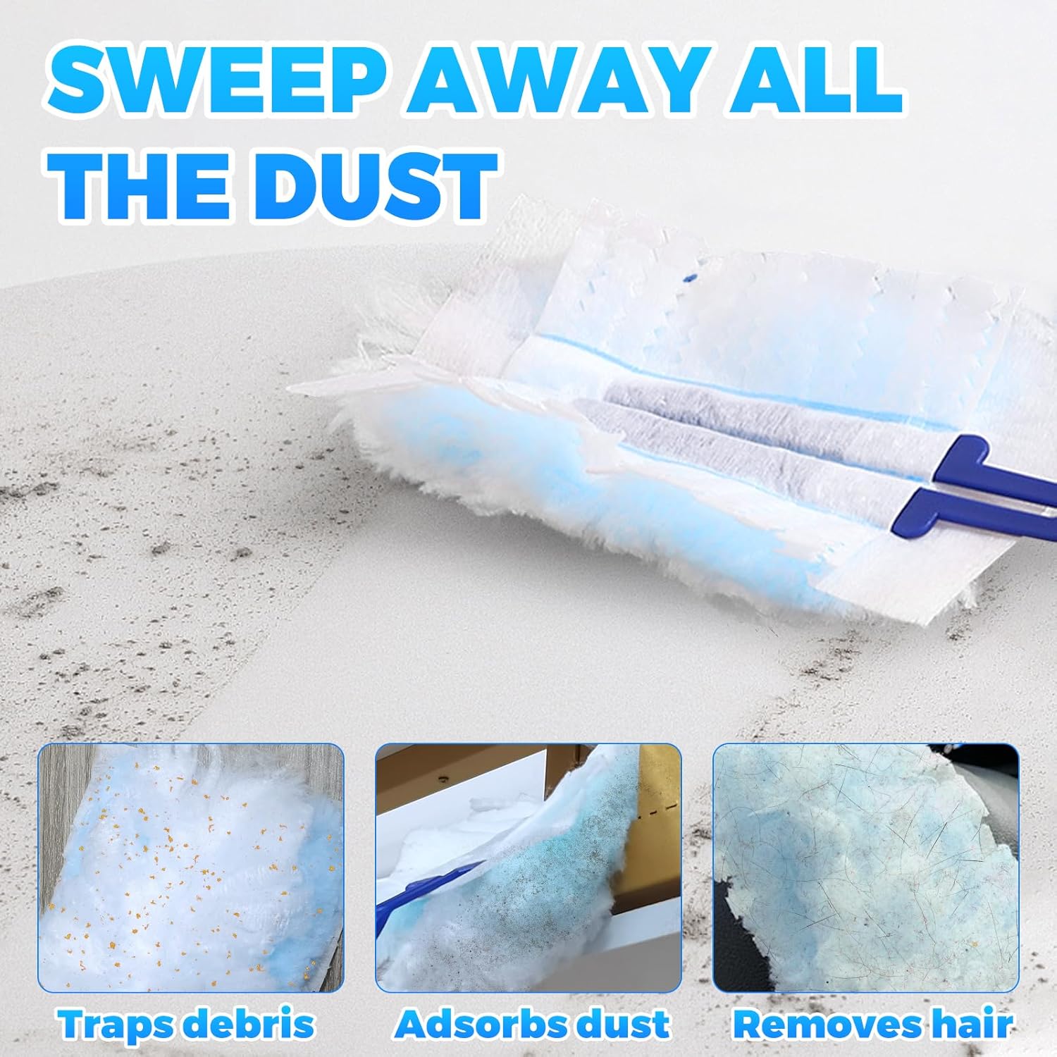 Duster Refills patible with Swiffer Dusters, Disposable Replacement