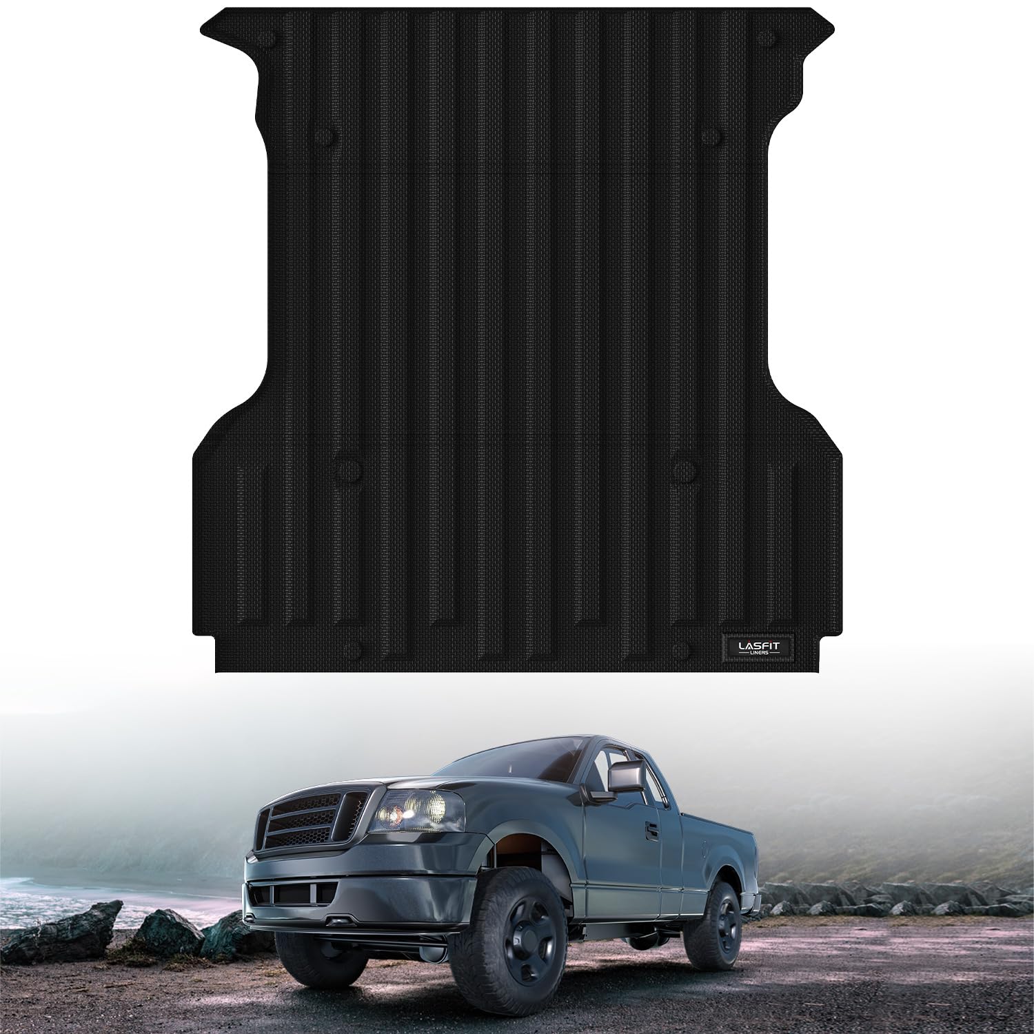 LASFIT 5.5FT Bed Mat Fit for Ford F-150 2004-2014 Lincoln Mark LT 2006-2008