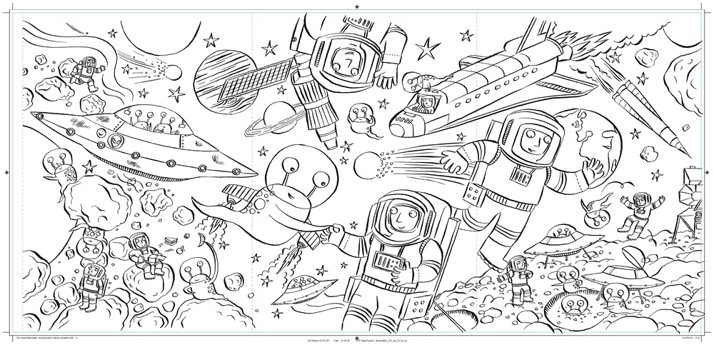 The Great Extendable Colouring Book (Extendable Colouring Books): 1
