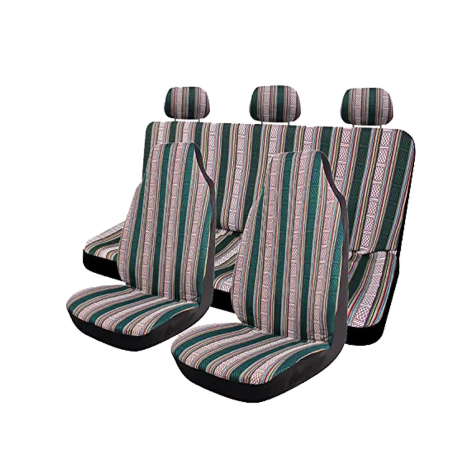 Coprisedili per Auto Set Coprisedili Universali Coprivolante Coprisedile Universale Coprisedili Universali Copri Sedile Auto(10 PCS Set Type C)