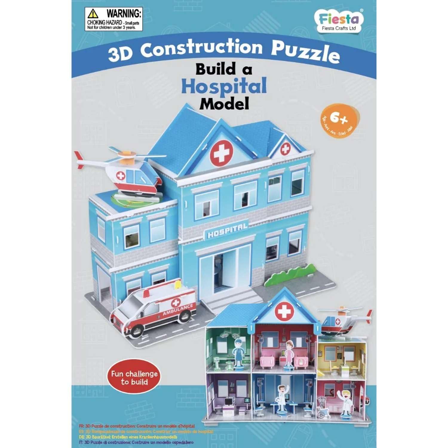Fiesta Crafts 3D Construction Craft -Hospital