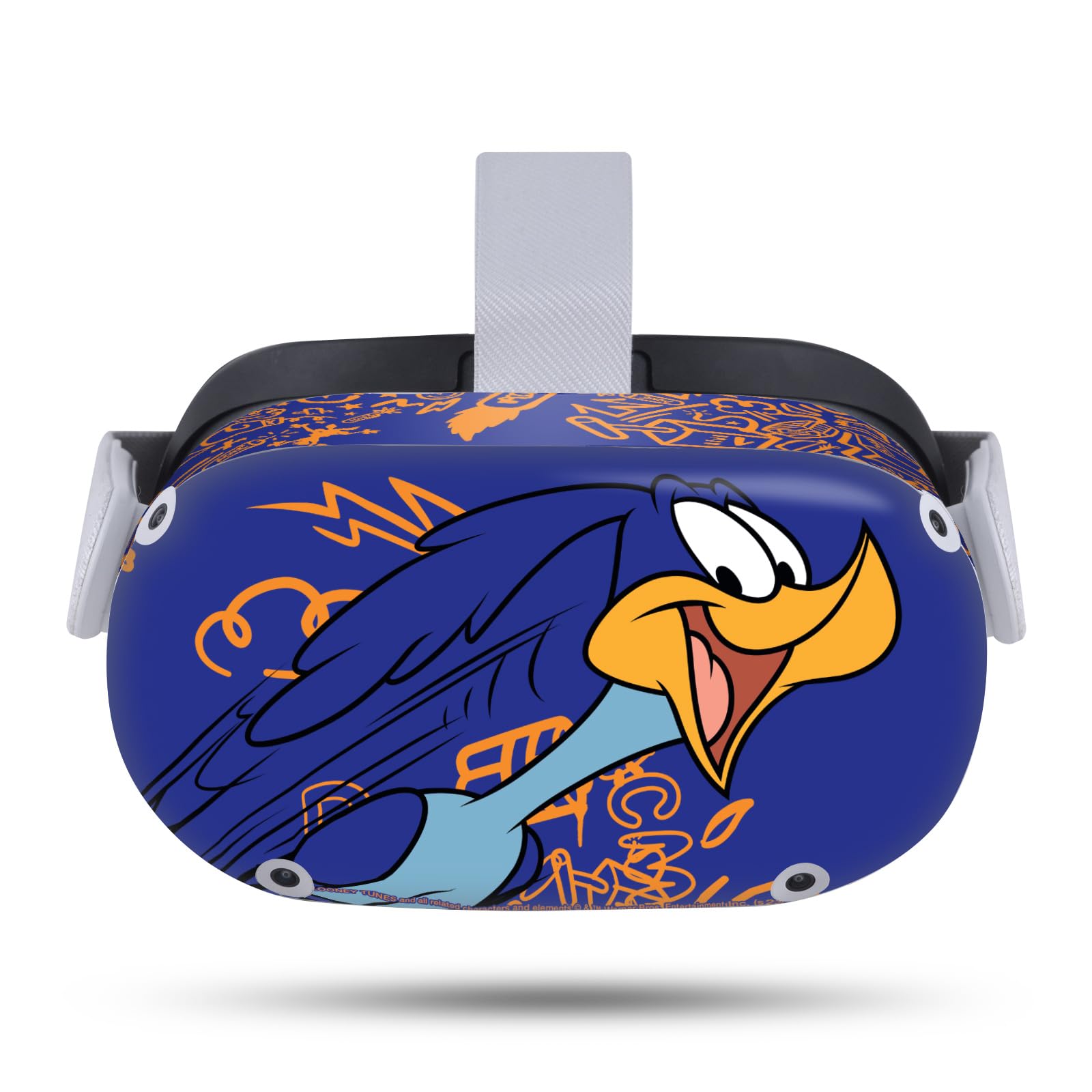 Head Case Designs Officially Licensed Looney Tunes Road Runner Graphics and Characters Vinyl Sticker Skin Decal Cover Compatible with Meta Quest 2