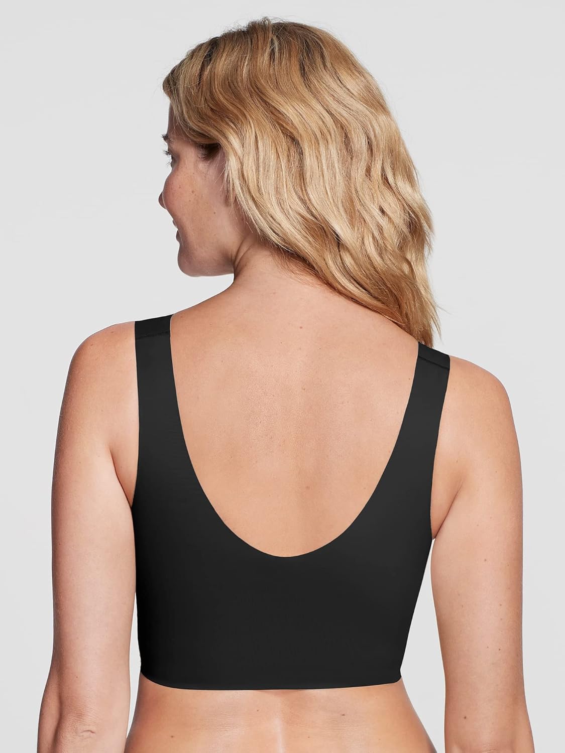 True Everybody by True & Co Womens Wide Strap Plunge Bralette - Image 2