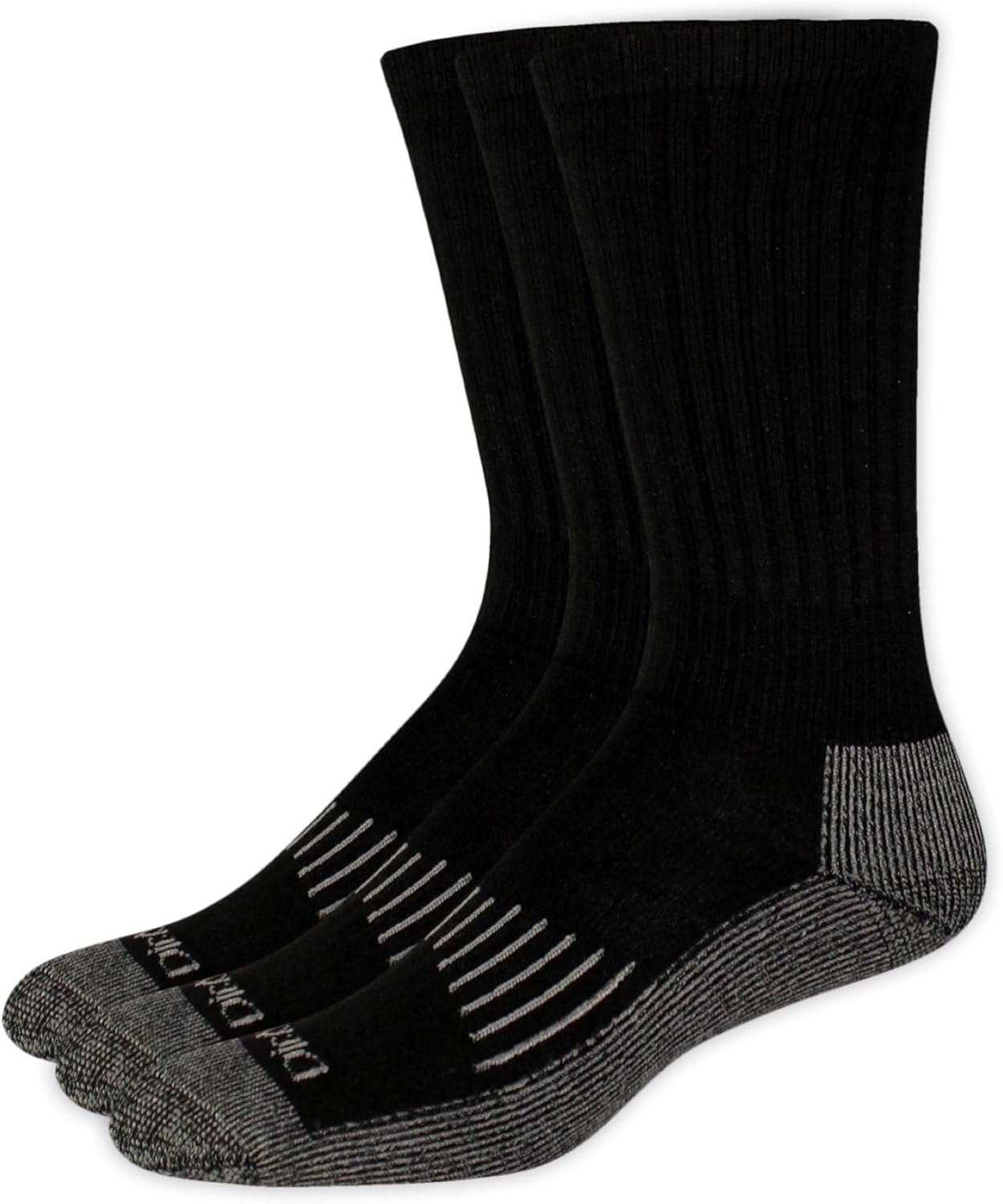Dickies Men's Heavyweight Cushion Compression Work Crew Socks (3 & 6 Pairs)