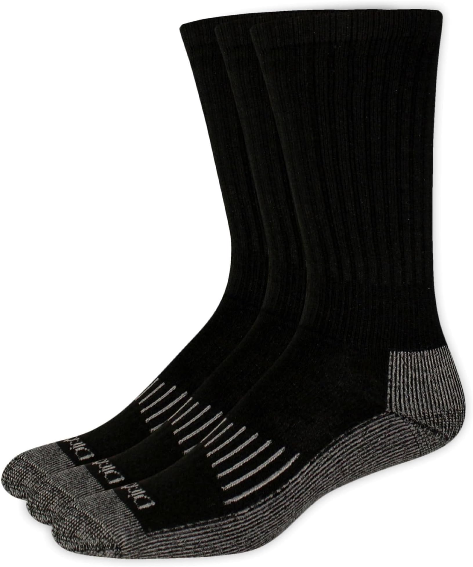 Dickies Men's Heavyweight Cushion Compression Work Crew Socks Socks (pack of 3)