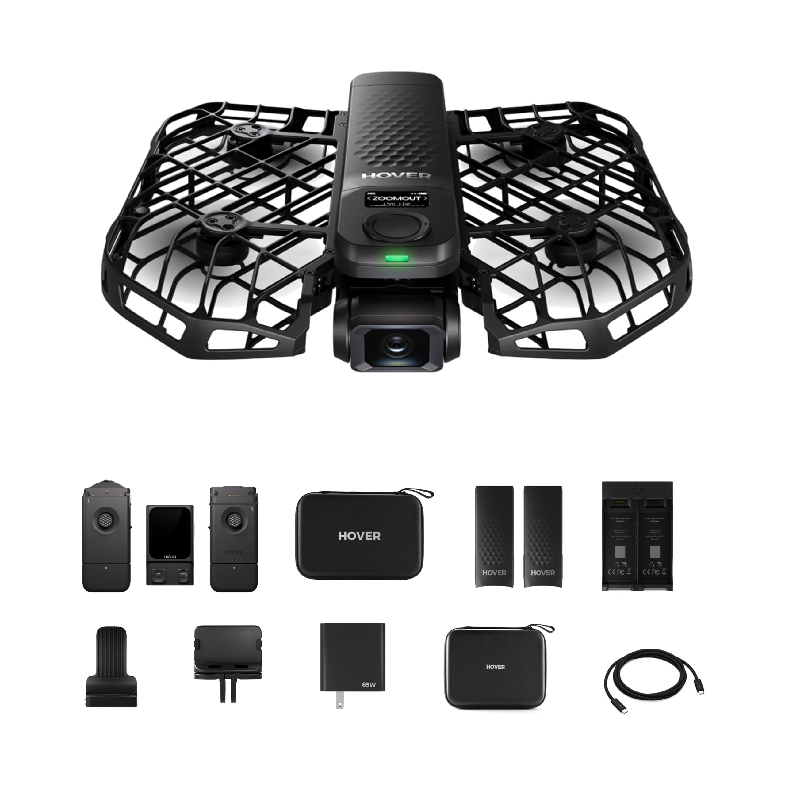 HOVERAir X1 PRO Fly Joy Combo, 4K Action Flying Camera, Foldable Drone