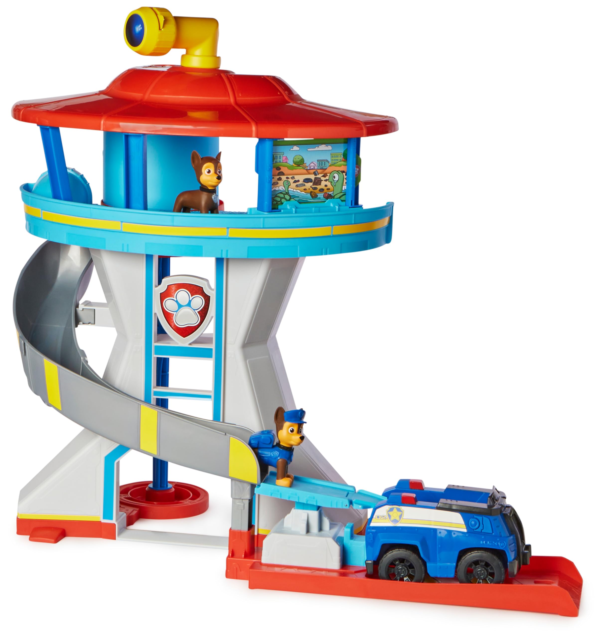 Paw Patrol, Quartier Generale, Set di Gioco Torre di Controllo, 3+ Anni