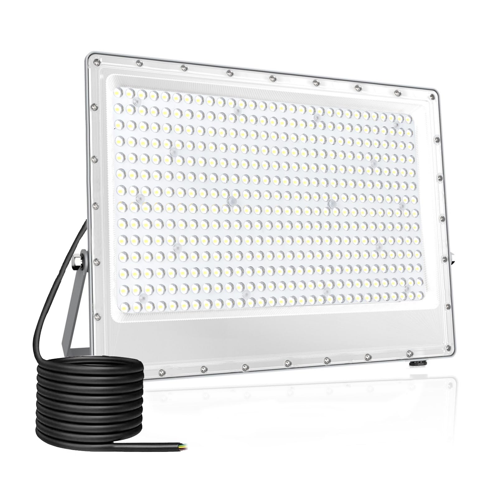 LED Strahler Außen,400W LED Scheinwerfer Innen,Kaltweiß 6500K 588 LEDs Flutlicht Werkstattlampe,IP65 Wasserdicht Wandleuchte Draußen Fluter,40000LM Baustrahler für Garten,Keller,Terrassen
