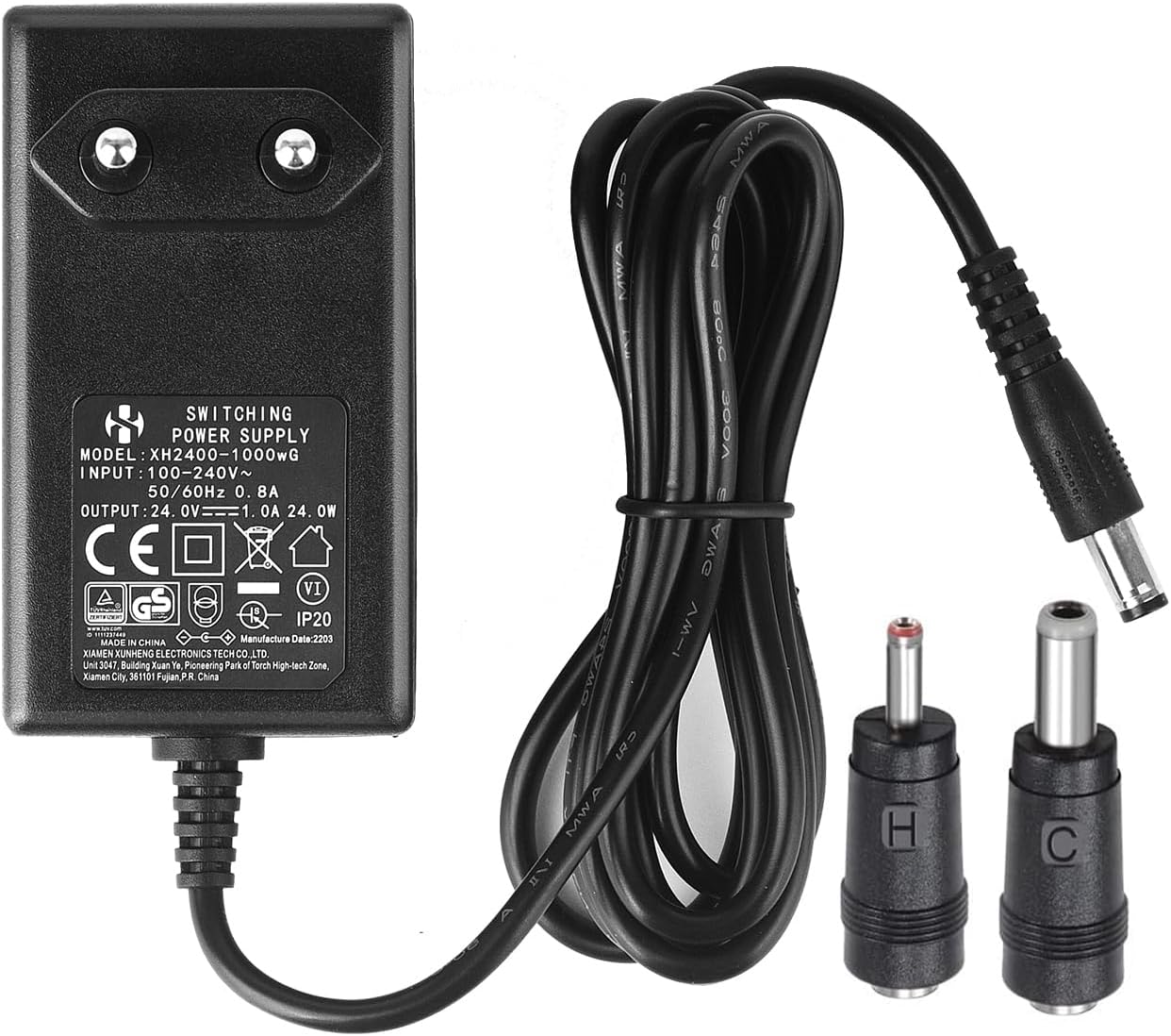 Adaptateur Secteur USB Universel – 100V-240V Vers 5V 2.1A – Noir (neuf)