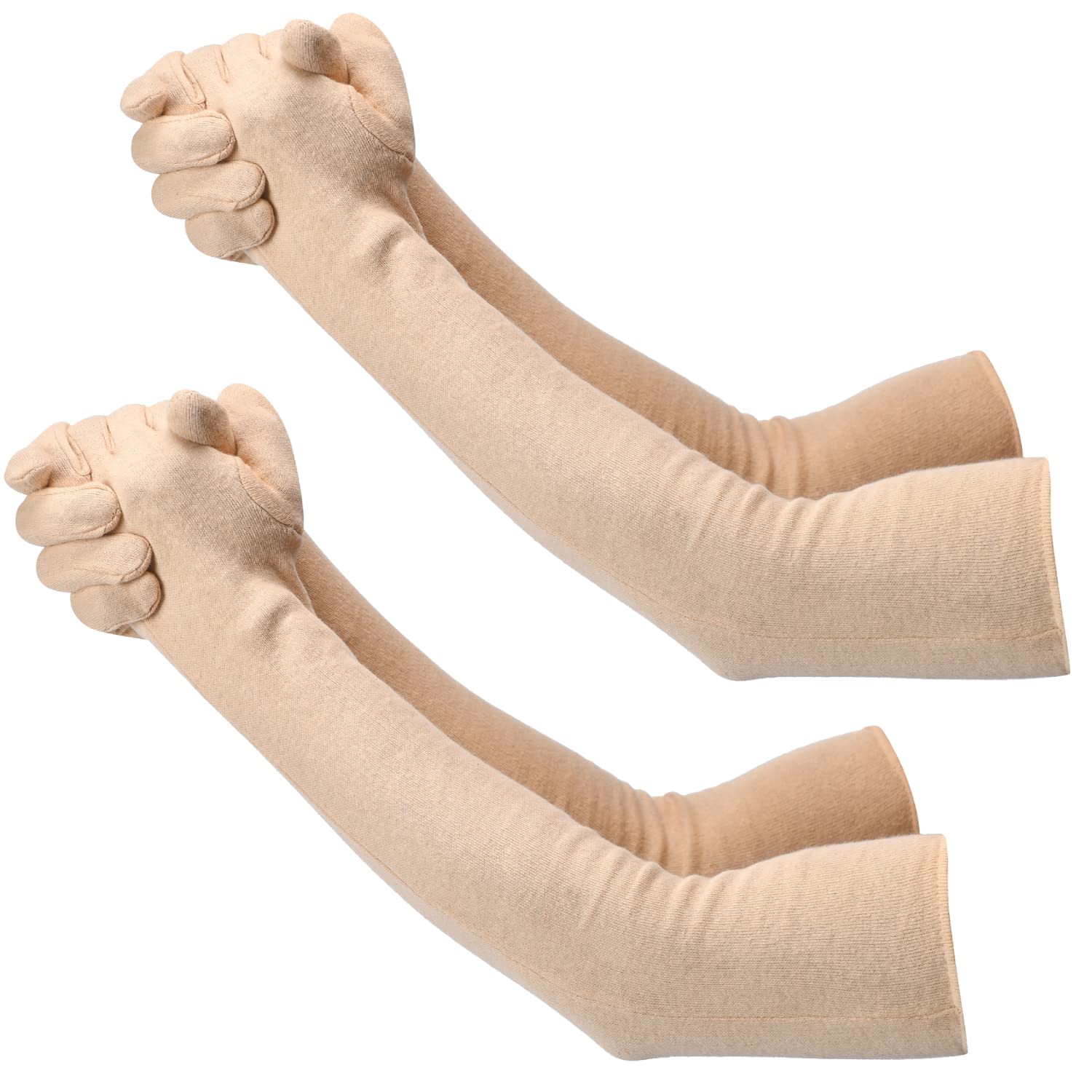 CLOTH KING Presents Mens And Womens Hand Protection Long Gloves Sun Protection Gloves Hand Long Gloves Cotton Arm Sleeves Summer Gloves For Driving Or Sports (Pack Of 2).-image-37