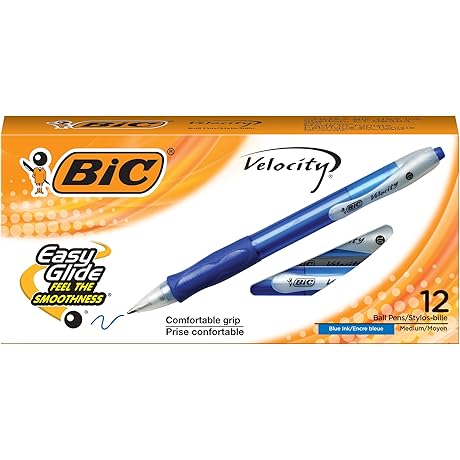 VLG11-BLUE Velocity Retractable Ballpoint Pen