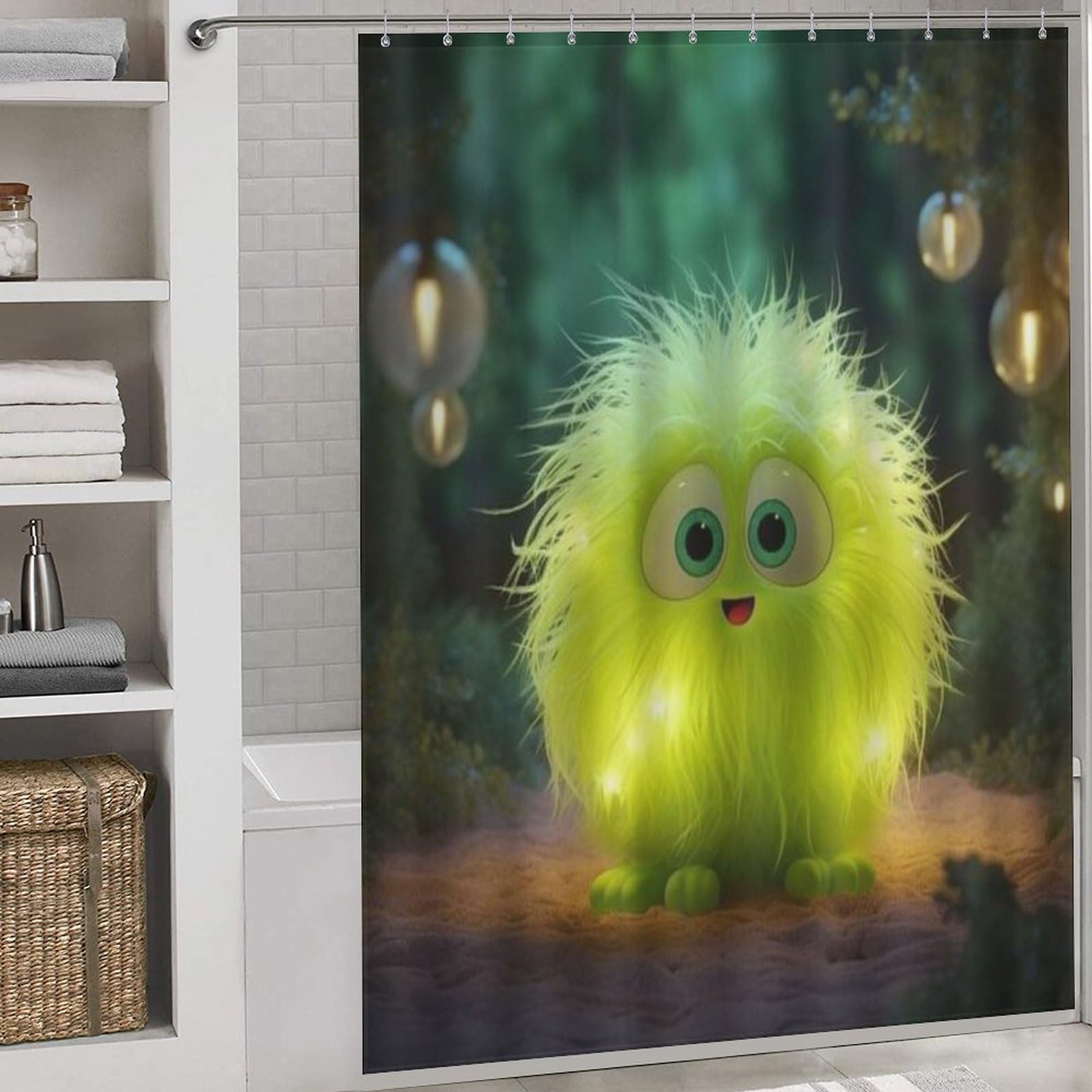 Rideau de douche animaux mignons pour une salle de bain joyeuse