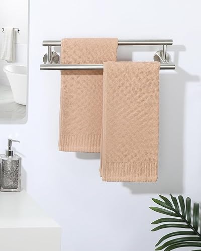 Miniatura 6 de Alise GYT6902-400-LS - Toallero doble de acero inoxidable SUS304 para baño, toallero de 16 pulgadas, de acero inoxidable, GYT6902-400-LS de níquel
