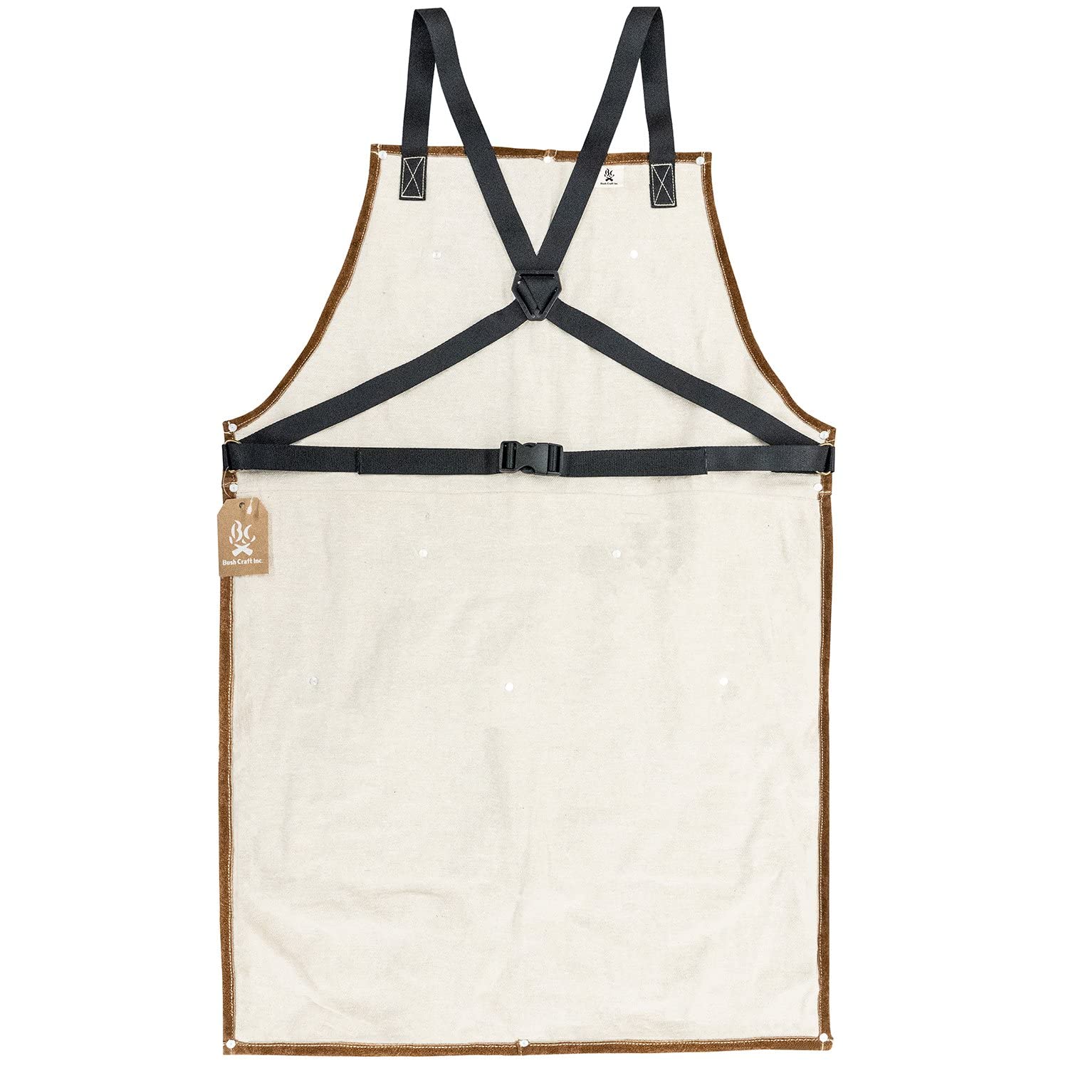 【新品未使用】ブッシュクラフト　焚き火エプロン Amazon.co.jp: Bush Craft ブッシュクラフト 焚き火エプロン Free Size