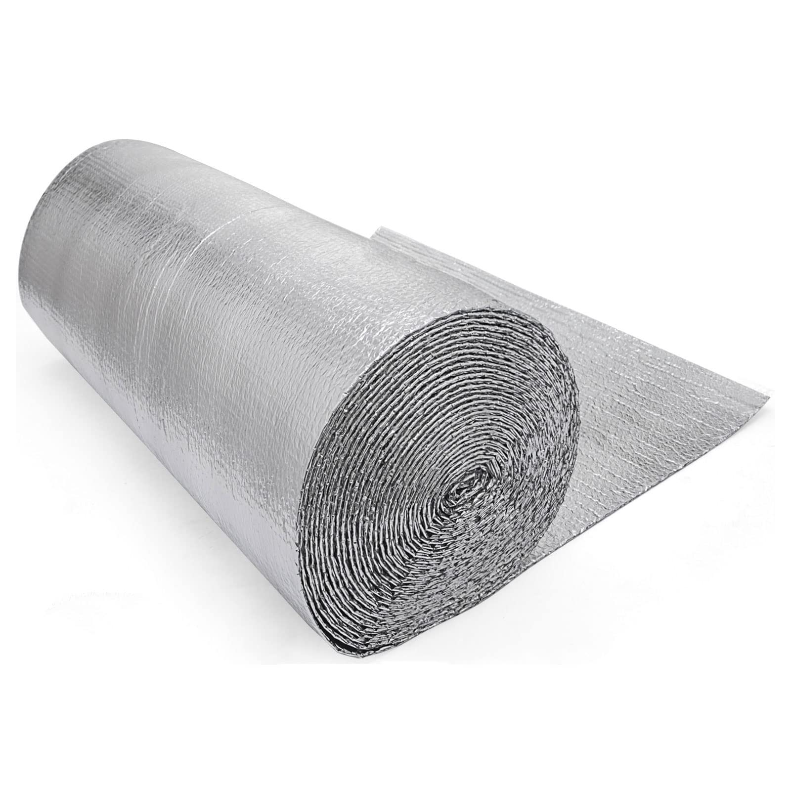 Isolierfolie Dämmfolie Luftpolsterfolie, 5 mm, doppelte Luftpolsterfolie, reflektierende Thermo-Aluminiumfolie, Isolierung gegen Wetter, wasserdicht, reflektierende Tür-/Fensterabdeckung, Isolierung,