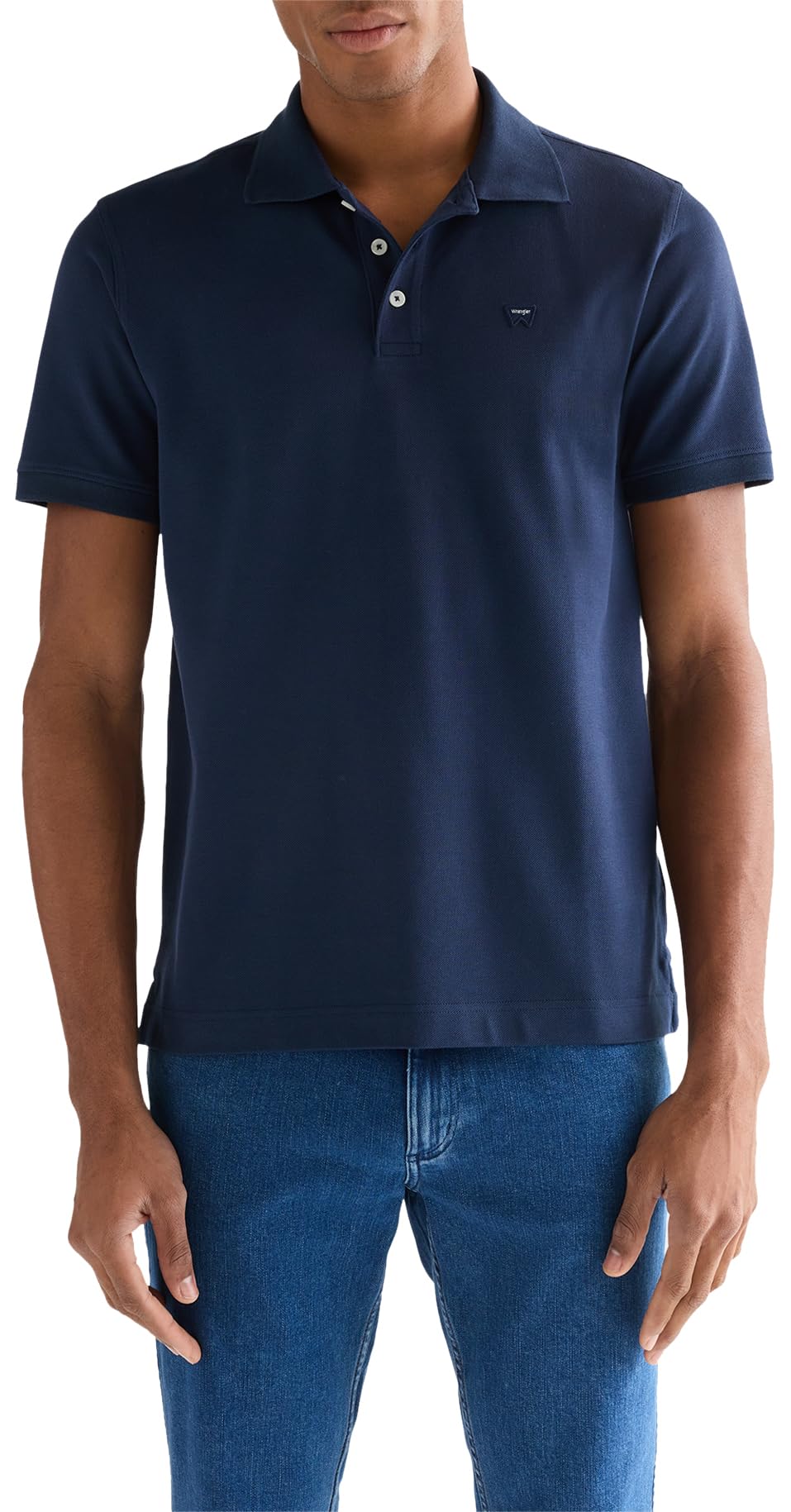 Wrangler Polo Shirt, Navy, M Men