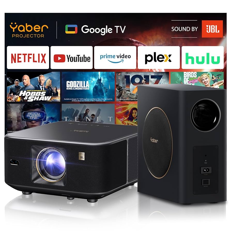 Amazon.com: Yaber K3 Pro Projector with Subwoofer set Smart