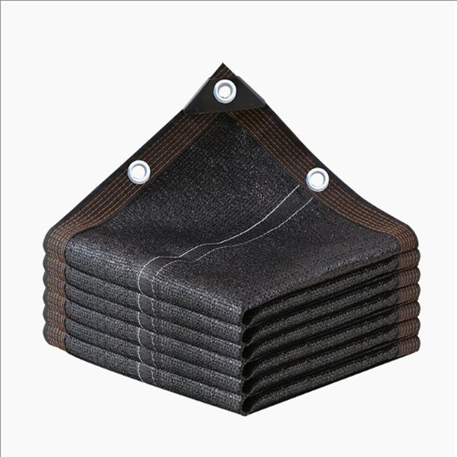 GJZQDKX HDPE Shade Cloth with Grommets - UV Resistant Black Sunshade Net for Greenhouse Garden Patio Pool and Kennel - Outdoor Mesh Tarp Cover (5x10m)